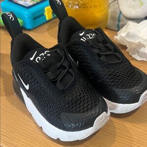 Nike Kids Black and White Sneakers